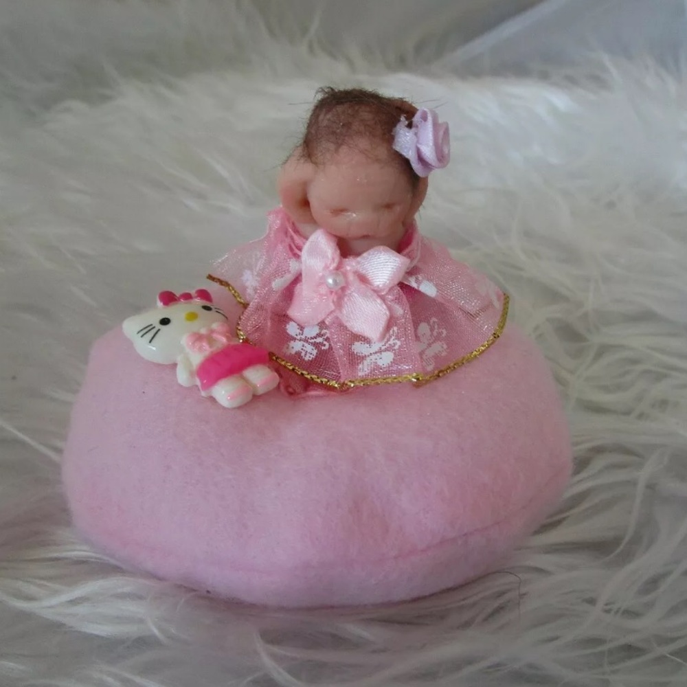 NEW✨ Handmade Polymer Clay OOAK Miniature Art Baby